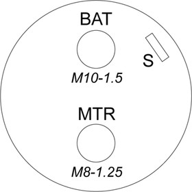 Solenoid for Lucas Electric 76994, 77036, 77140, 77147 Tractors; 245-30024
