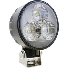 12V Round Tiger Lights LED Headlight 2.5 Amps, 30 Watts, Flood Offroad Light; TL8090
