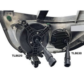 12V Tiger Lights LED Round Headlight 3.33 Amps, 30 Watts, Flood Off-Road Light; TL8620