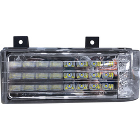 12V Left Tiger Lights LED Headlight 7.5Amps, Flood/Spot Combo Off-Road Light; TL8970L