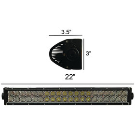 12V 22" Tiger Lights LED Light Bar 10 Amps, Flood/Spot Combo Off-Road Light; TLB420C