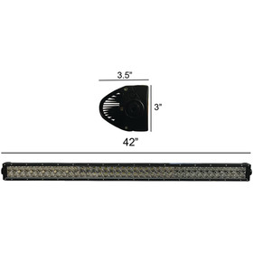 12V 42" Tiger Lights LED Light Bar 19 Amps, Flood/Spot Combo Off-Road Light; TLB440C