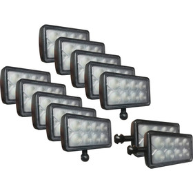 Tiger Lights 12V LED Tractor Light Kit for John Deere 8100 Flood Off-Road Light; JDKit-1