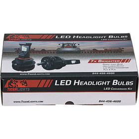 12V Tiger Lights LED Headlight Conversion Kit 1400 Lumens, 1.2 Amps Off-Road Light; TLHL-9012