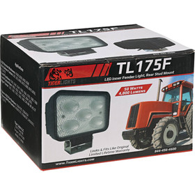 Tiger Lights LED Rectangular Flood Light 12V for Agco Hesston 8100 Flood/Spot Off-Road Light