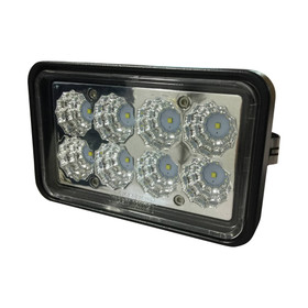 Tiger Lights 12V Skid Steer Headlight for Case 40XT, 410 Flood Offroad Light; TL750