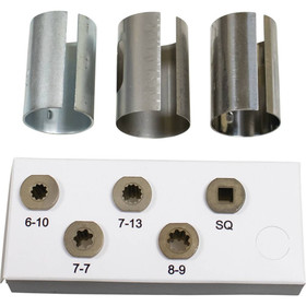 Rotary Scissor Adapter Kit teeth 6mm-10, 7mm-13, 7mm-7, 5.2mm-square ; 385-681