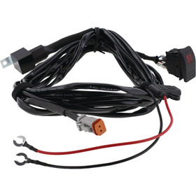 Tiger Lights Wire Harness with Single Deutsch Connector 102" Relay to Switch; TLMWH1