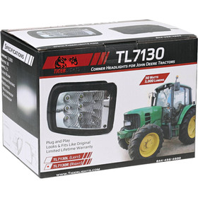 Tiger Lights Right LED Work Light for John Deere 5070M, 5080M, 5080R, 5090R AL172568; TL7130R