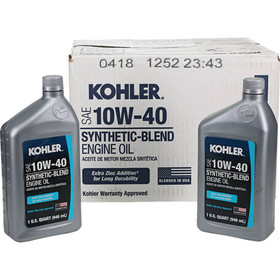 4-Cycle Engine Oil for Kohler 25 357 70-S SAE 10W-40 Oil Weight; 055-923