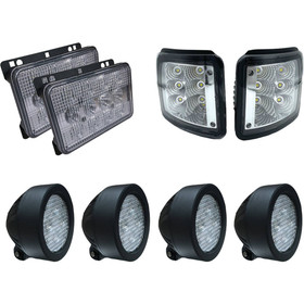 LED Light Kit For John Deere 6120, 6120L, 6215, 6220, 6220L, 6230; JDKIT-10