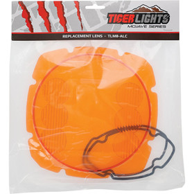 8" Mojave Amber Lens w/ O-Ring; TLM8-ALC