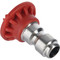 Quick Coupler Nozzle Set 758-920 for 0 Degree, Size 5.5, Red