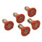 Quick Coupler Nozzle Set 758-920 for 0 Degree, Size 5.5, Red