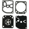 OEM Gasket & Diaphragm Kit for Zama C1U-K42A, C1U-K43A, C1U-K44A; 616-248