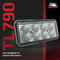 12V Tiger Lights LED Headlight for Kubota SVL65-2, SVL65-2C Flood Offroad Light; TL790