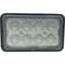 12V Tiger Lights LED Flush Mount Cab Headlight 3.3 Amps, Flood Off-Road Light; TL9250