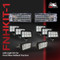 Tiger Lights 12V Complete LED Light Kit Flood/Spot Combo Off-Road Light; FNHKit-1