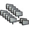 Tiger Lights 12V LED Tractor Light Kit for John Deere 8100 Flood Off-Road Light; JDKit-1