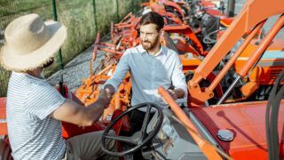 Negotiating to buy a used tractor
