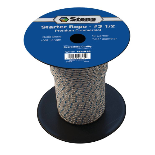 100' Solid Braid Starter Rope 146-019 for #3 1/2 Solid Braid | Complete ...