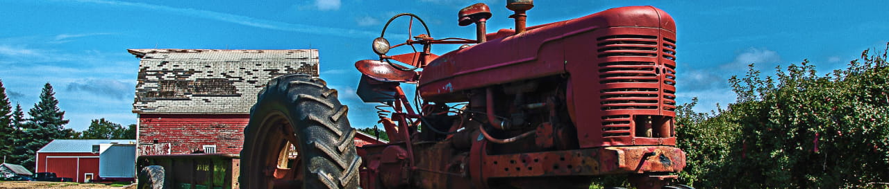 Tractor & Barn