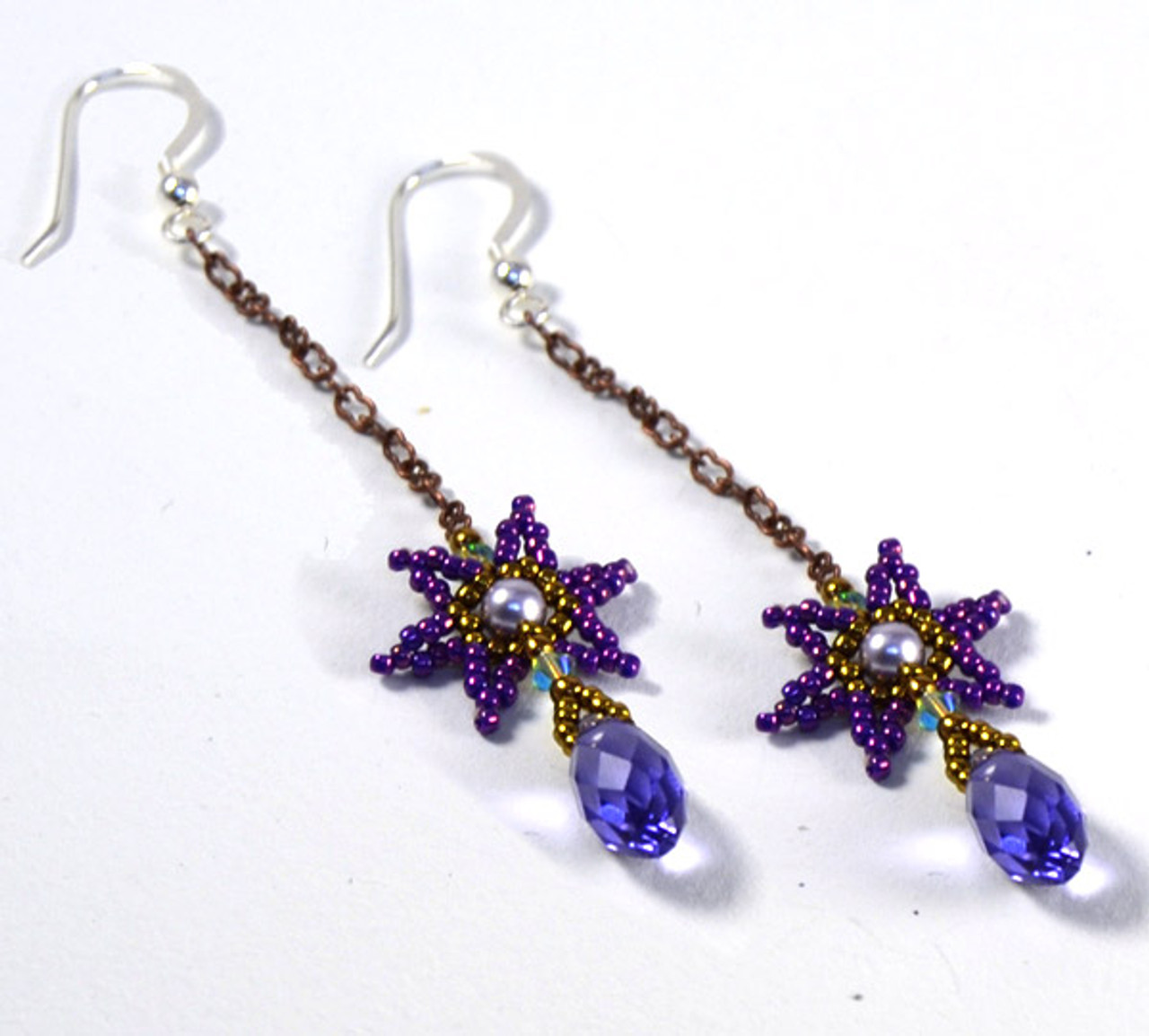 Free pattern for earrings Jasmine | Beads Magic | Bloglovin'