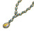 Kira Marie Necklace Bronze & Blue