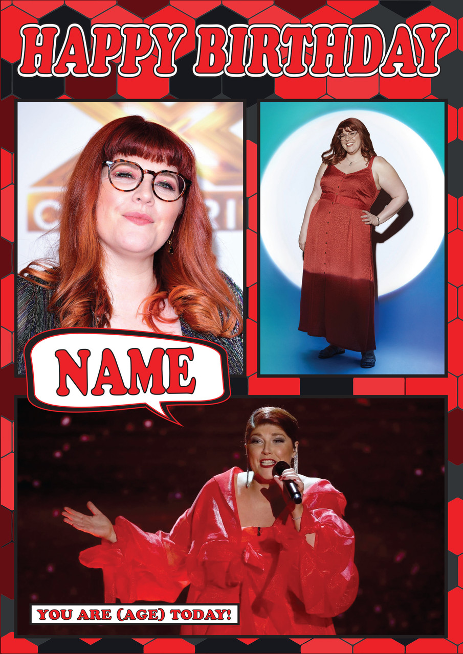 Jenny Ryan Mc1495 Birthday Card - Personalised Cards