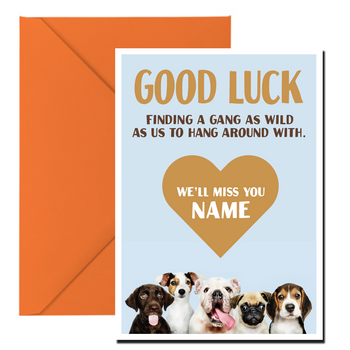 Good Luck Finding A Gang As Wild As Us To Hang Around With Well Miss You Name Gb5