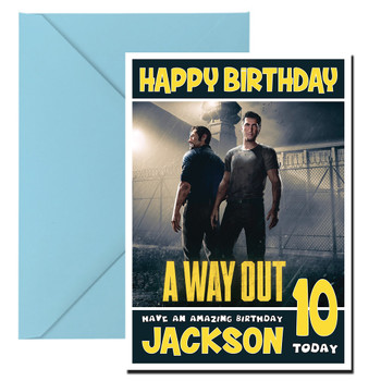 A Way Out 2018 Game Birthday Card