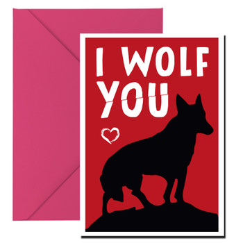 I Wolf You Card I Wolf You Card