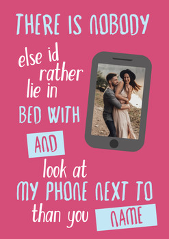 Rm17 Bed And Phone Photo Card  Card Rm17 Bed And Phone Photo Card  Card