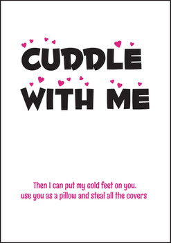 Rm281 Cuddle With Me Card