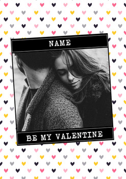 Rm45 Be My Valentine Photo Card  Card Rm45 Be My Valentine Photo Card  Card