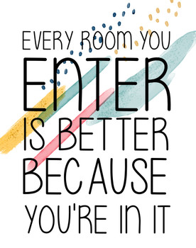 Naughty 100 Every Room You Enter Is Better Because You're In It Card Naughty 100 Every Room You Enter Is Better Because You're In It Card