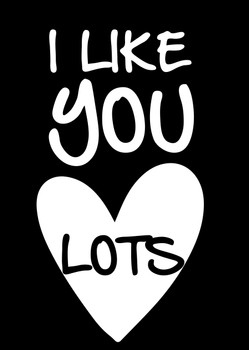Naughty 151b I Like You Lots Card Naughty 151b I Like You Lots Card