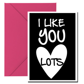 Naughty 151b I Like You Lots Card Naughty 151b I Like You Lots Card