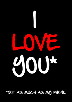 Naughty 159b I Love You So Much Not As Much As My Phone Or Eyebrows Card Naughty 159b I Love You So Much Not As Much As My Phone Or Eyebrows Card