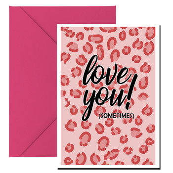 Naughty 208 Love You! (Sometimes) Card Naughty 208 Love You! (Sometimes) Card