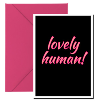 Naughty 210b Lovely Human! Card Naughty 210b Lovely Human! Card
