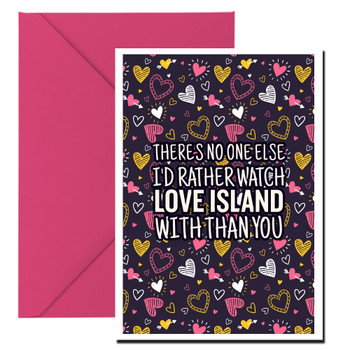 Naughty 276 There's No One Else I'd Rather Watch Love Island With Than You Card Naughty 276 There's No One Else I'd Rather Watch Love Island With Than You Card