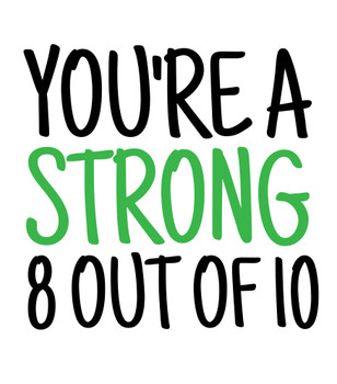 Naughty 350 You're A Strong 8 Out Of 10 Card Naughty 350 You're A Strong 8 Out Of 10 Card