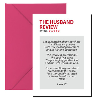The Husband Review 5 Stars Card