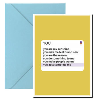 You (Google Search) Birthday Card