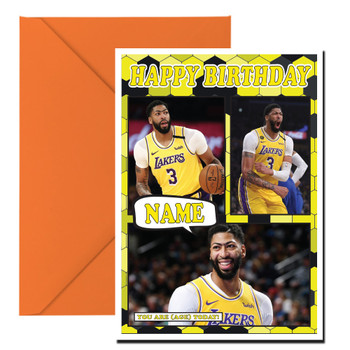 Anthony Davis Mc1211 Birthday Card Anthony Davis Mc1211 Birthday Card