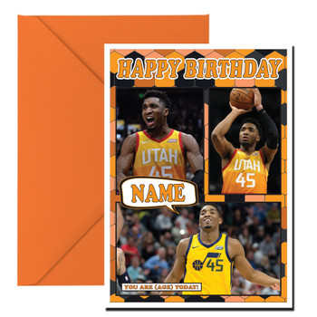 Donovan Mitchell Mc1206 Birthday Card Donovan Mitchell Mc1206 Birthday Card