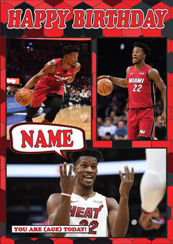 Jimmy Butler Mc1208 Birthday Card Jimmy Butler Mc1208 Birthday Card