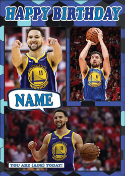Klay Thompson Mc1207 Birthday Card Klay Thompson Mc1207 Birthday Card