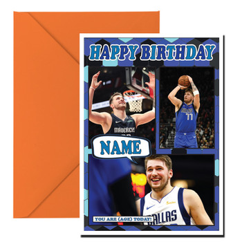 Luka Doncic Mc1212 Birthday Card